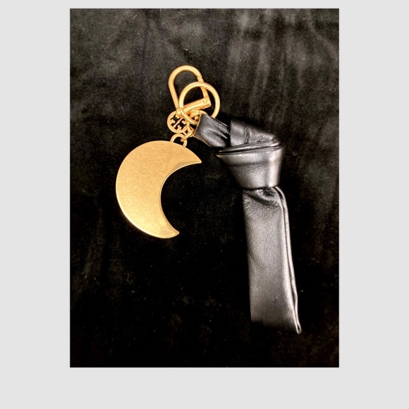 Tory Burch authentic luxury timeless  RARE iconic leather bow key fob - Picture 4 of 5